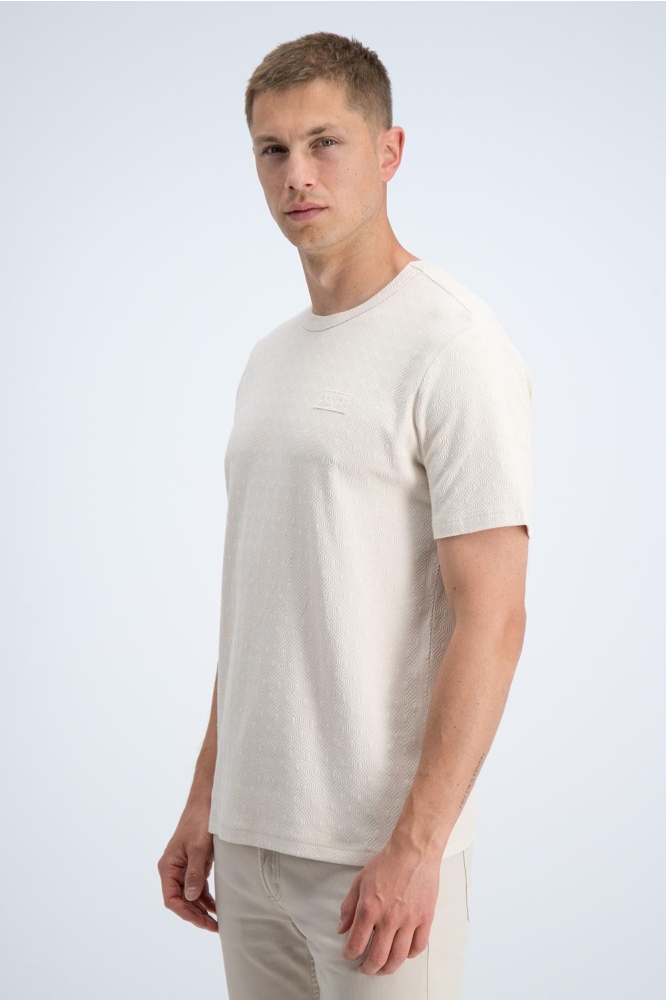 Gabbiano zand heren t-shirt | Model zijaanzicht