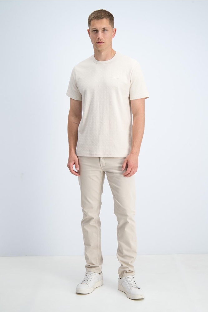 Gabbiano zand heren t-shirt | Model