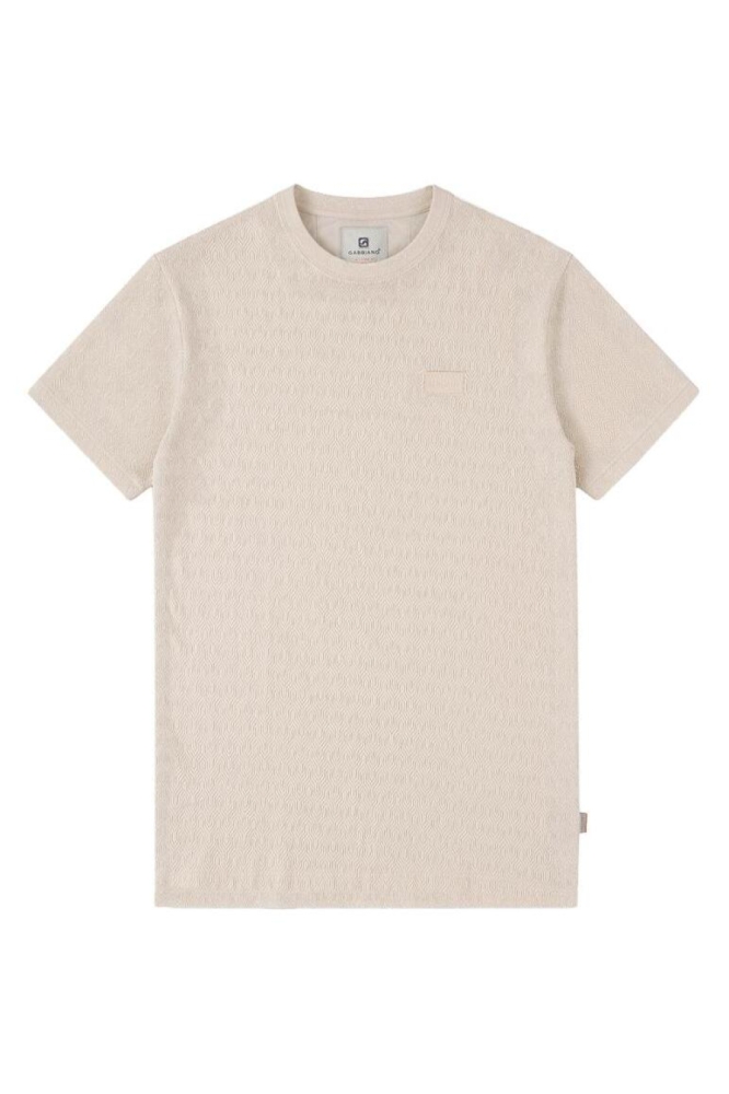 Gabbiano zand heren t-shirt | Vooraanzicht