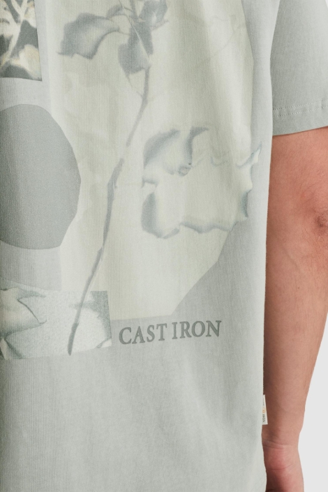 Cast Iron groene heren t-shirt | Unique Selling Point