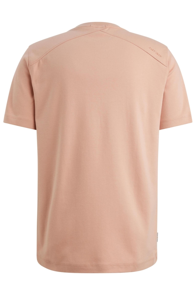 Cast Iron roze heren t-shirt | Achteraanzicht