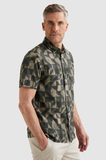 Vanguard Overhemd OVERHEMD MET KORTE MOUWEN EN ALLOVER PRINT VSIS2603233 5073