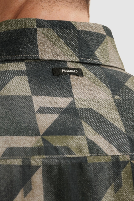 Vanguard blauwe heren overhemd | Close up