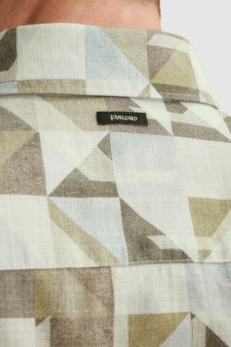 Vanguard beige heren overhemd | Kleurstaal