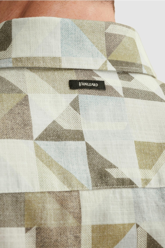 Vanguard beige heren overhemd | Kleurstaal