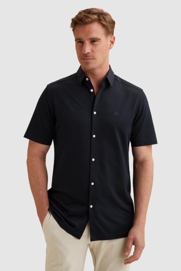 Vanguard short sleeve shirt jersey Blauw