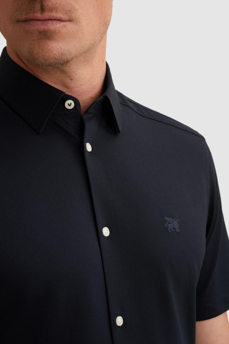 Vanguard blauwe heren overhemd | Close up