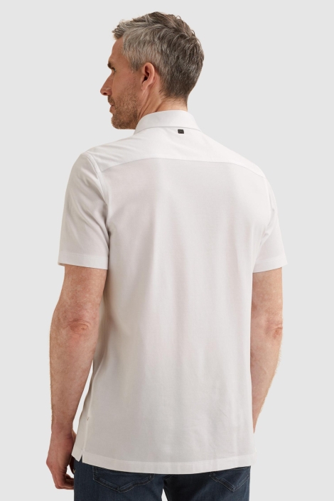 Vanguard witte heren overhemd | Model achteraanzicht