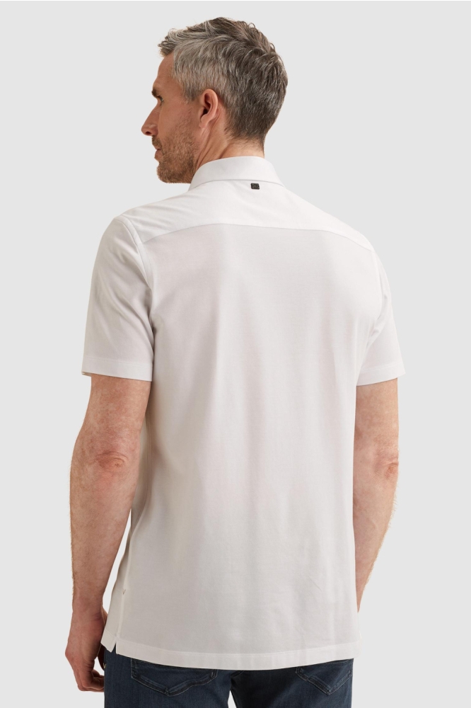 Vanguard witte heren overhemd | Model achteraanzicht
