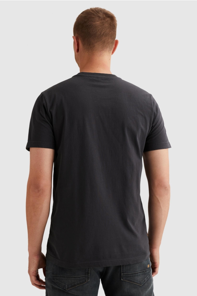 PME legend blauwe heren t-shirt | Model achteraanzicht