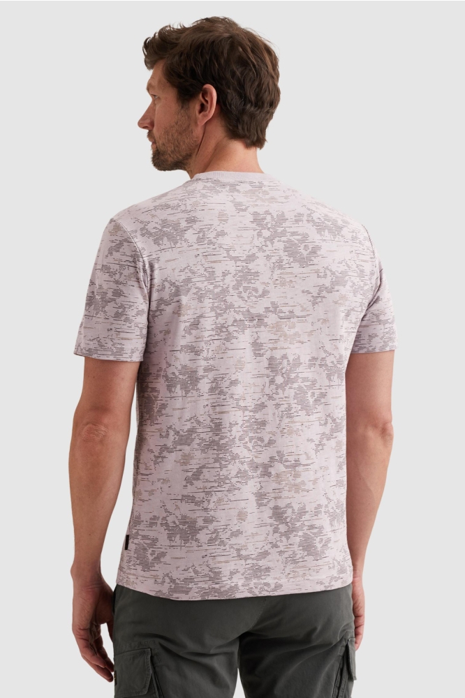 PME legend roze heren t-shirt | Model achteraanzicht