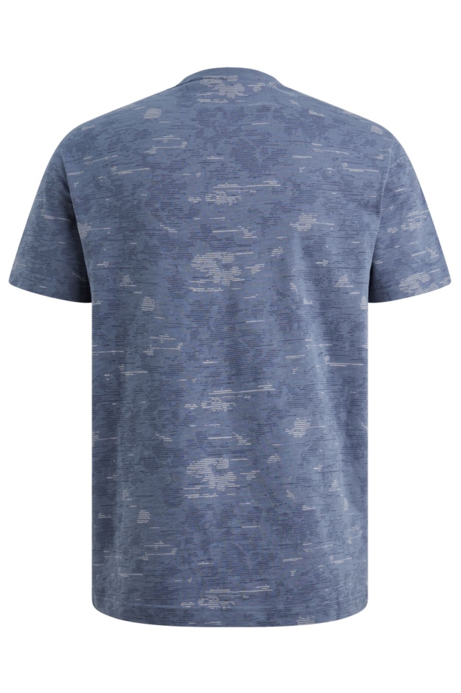 PME legend blauwe heren t-shirt | Achteraanzicht