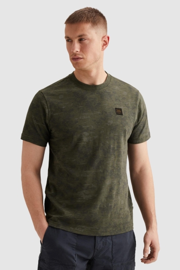 PME legend T-shirt T SHIRT VAN SLUBKATOEN MET ALLOVER PRINT PTSS2603574 6150