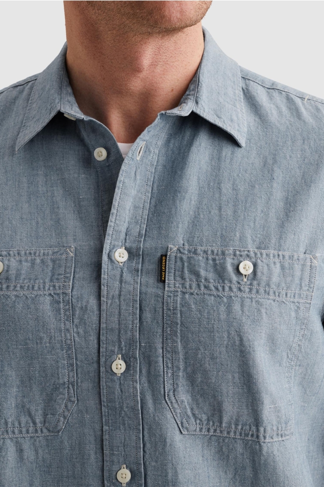 PME legend blauwe heren overhemd | Unique Selling Point