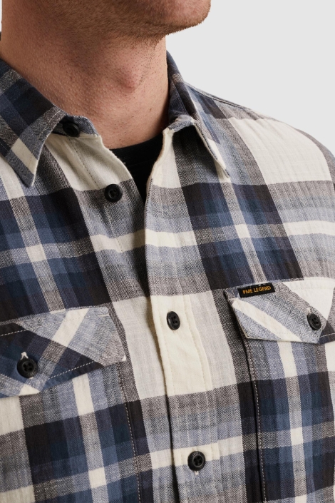 PME legend blauwe heren overhemd | Unique Selling Point