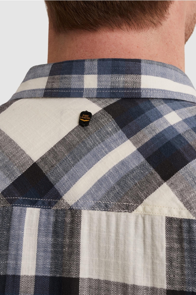 PME legend blauwe heren overhemd | Kleurstaal