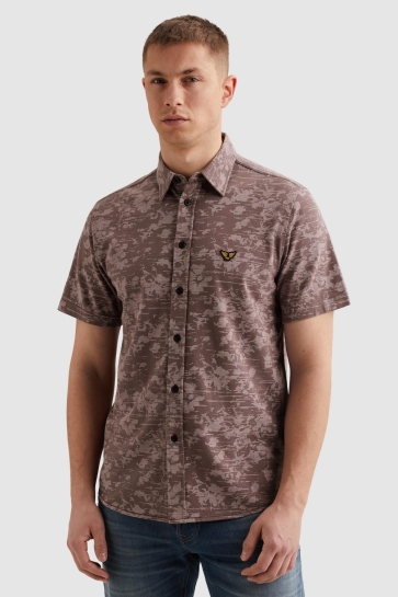 PME legend short sleeve shirt aop on jersey p Paars