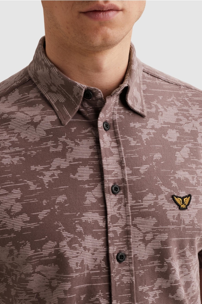 PME legend paarse heren overhemd | Close up