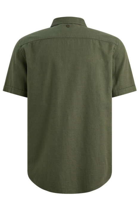 PME legend groene heren overhemd | Achteraanzicht