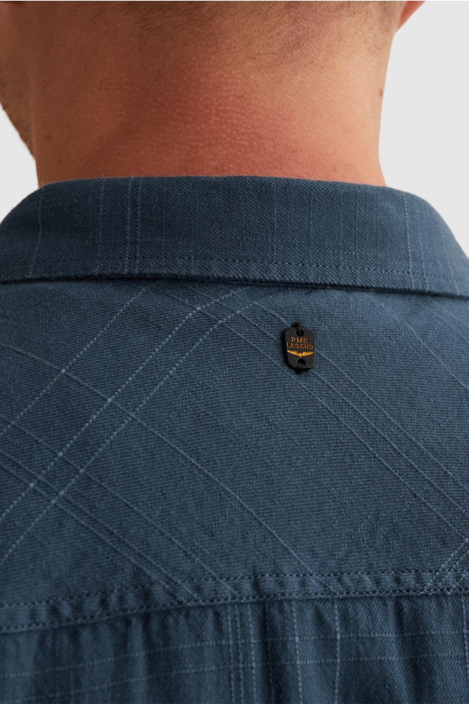 PME legend blauwe heren overhemd | Kleurstaal