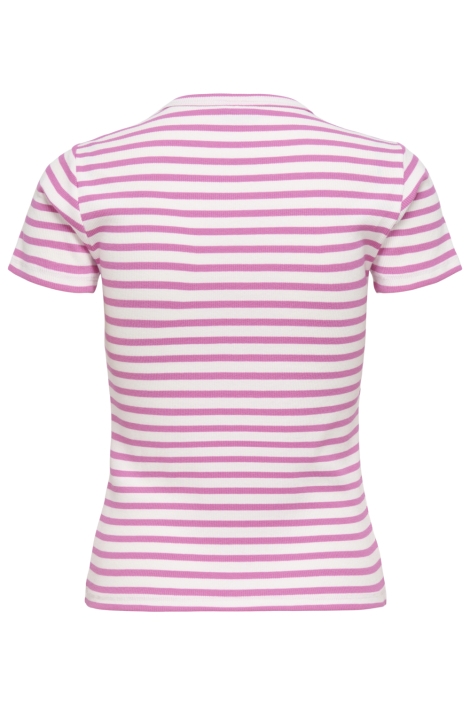 Jacqueline de Yong roze dames t-shirt | Achteraanzicht