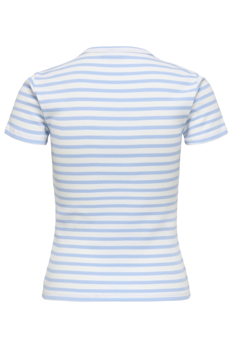 Jacqueline de Yong blauwe dames t-shirt | Achteraanzicht