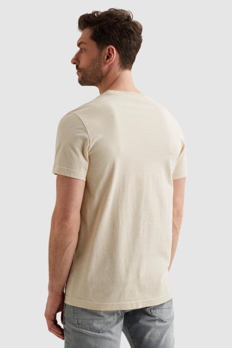 PME legend beige heren t-shirt | Achteraanzicht
