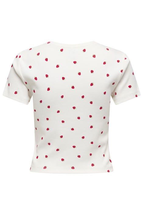 Only witte dames t-shirt | Achteraanzicht