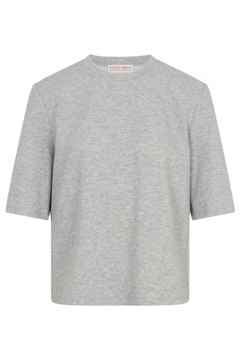 Studio Amaya grijze dames t-shirt | Vooraanzicht