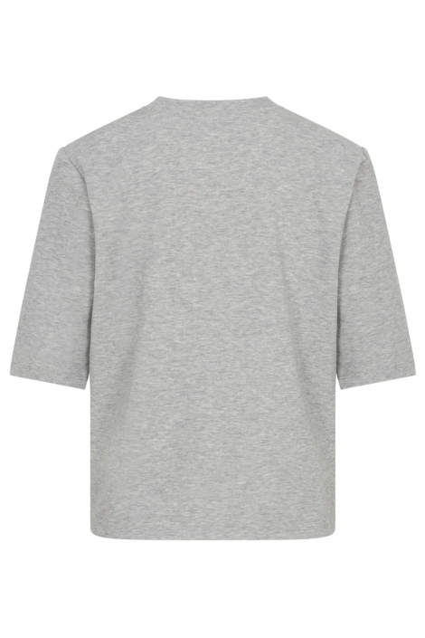 Studio Amaya grijze dames t-shirt | Achteraanzicht