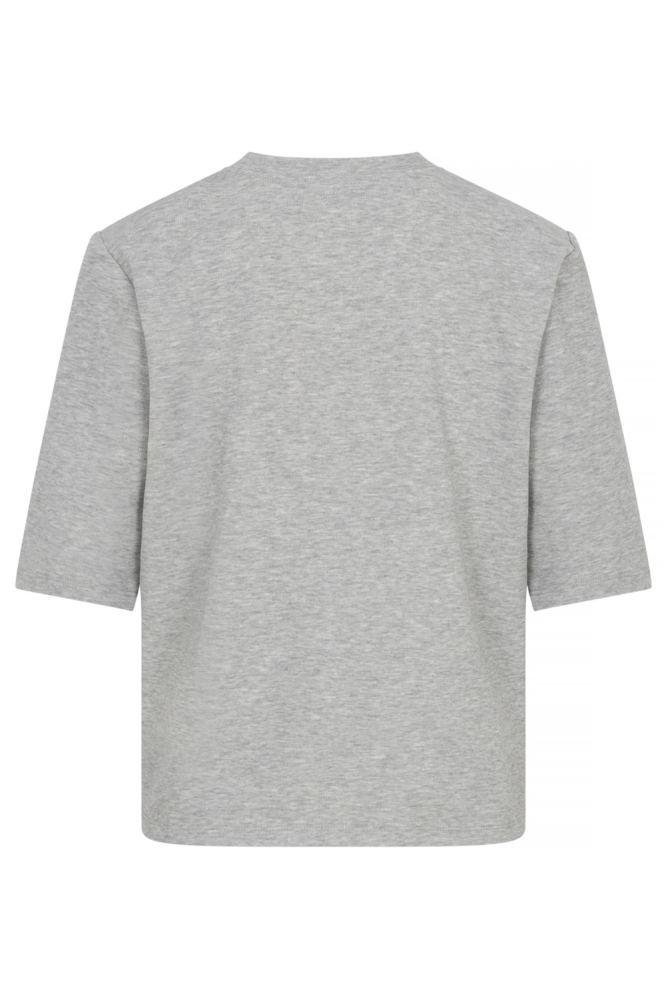 Studio Amaya grijze dames t-shirt | Achteraanzicht