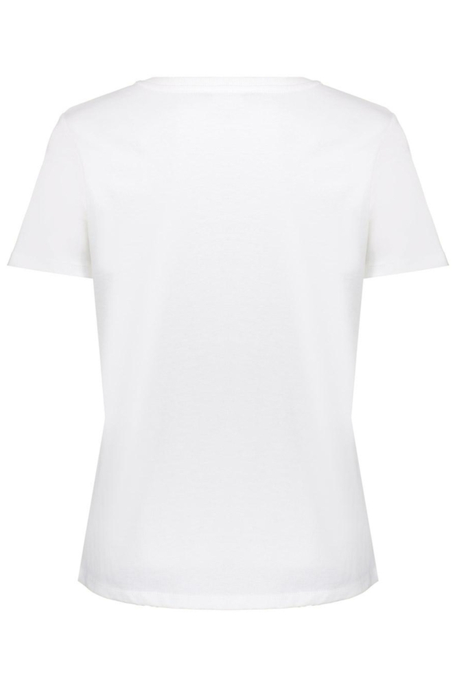 Geisha witte dames t-shirt | Achteraanzicht