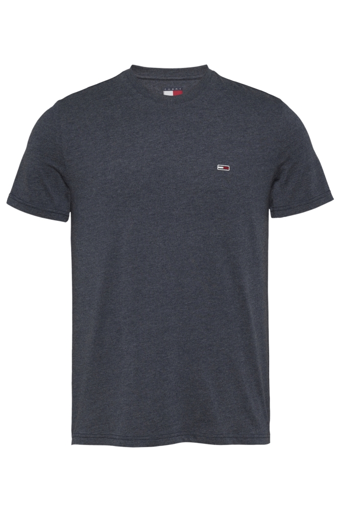 Tommy Jeans blauwe heren t-shirt | Vooraanzicht