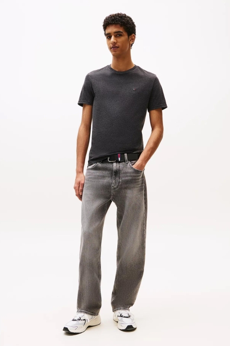 Tommy Jeans blauwe heren t-shirt | Model