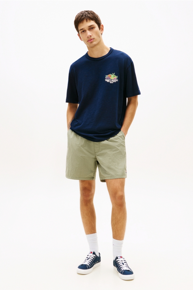 Tommy Jeans blauwe heren t-shirt | Model