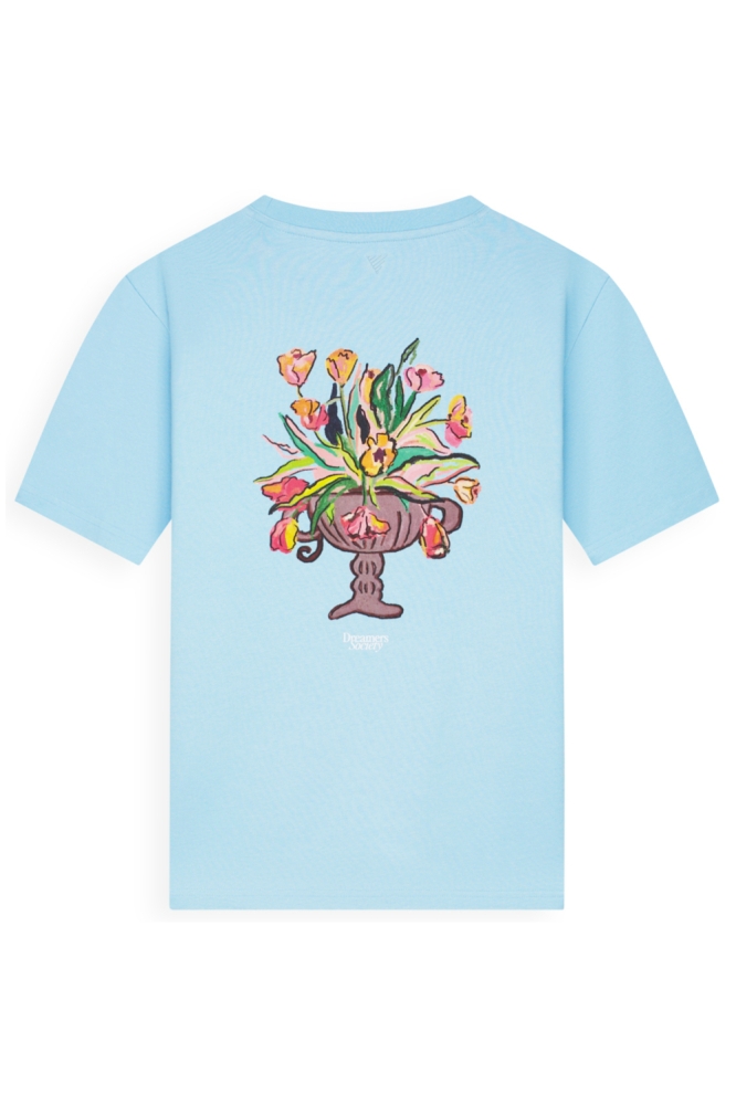 Pure Path blauwe heren t-shirt | Achteraanzicht