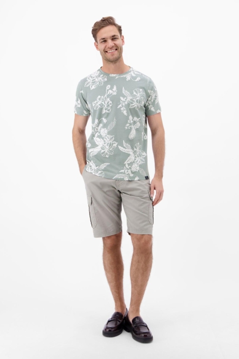 Lerros groene heren t-shirt | Model