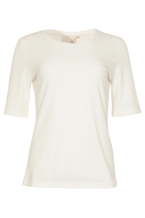 Maicazz ecru dames t-shirt | Vooraanzicht