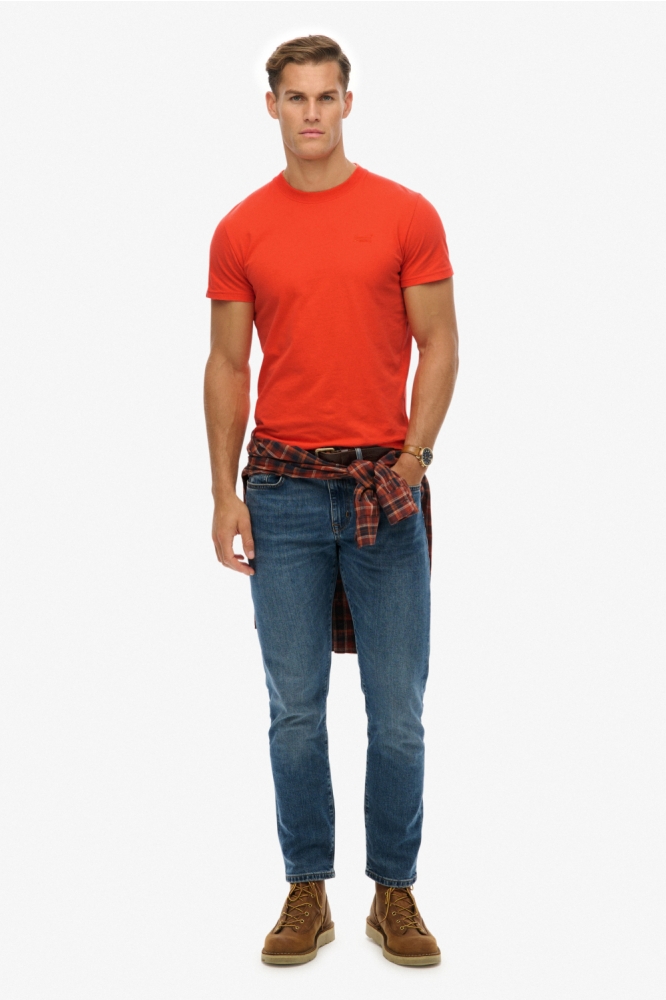 Superdry oranje heren t-shirt | Model