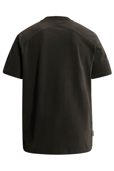 Cast Iron grijze heren t-shirt | Achteraanzicht