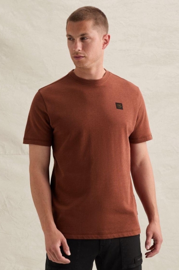 PME legend short sleeve r-neck light slub ter Bruin