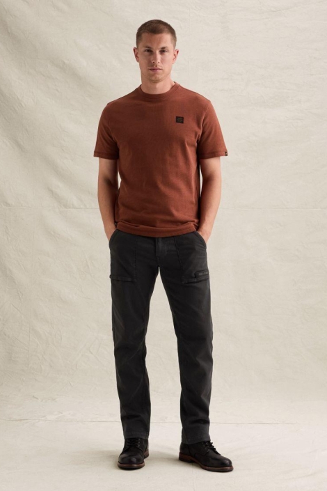PME legend bruine heren t-shirt | Model