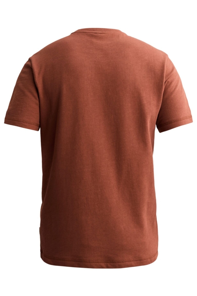 PME legend bruine heren t-shirt | Achteraanzicht