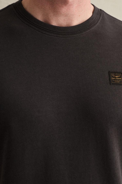 PME legend grijze heren t-shirt | Close up