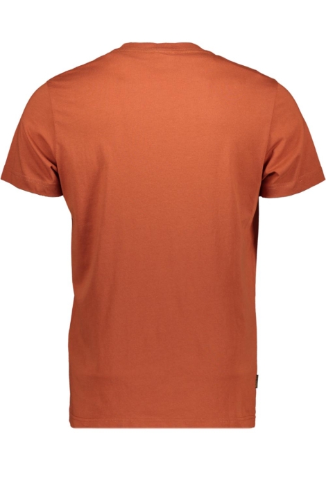 PME legend oranje heren t-shirt | Achteraanzicht