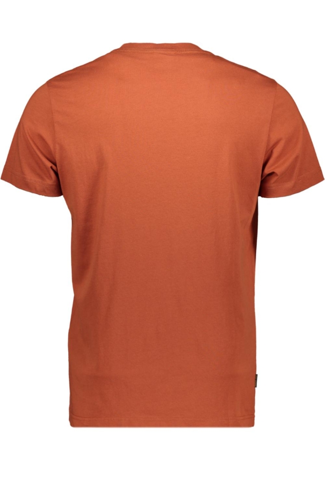 PME legend oranje heren t-shirt | Achteraanzicht