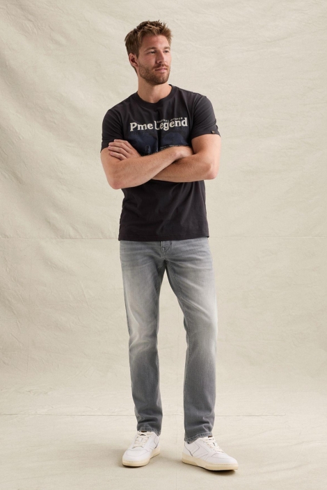 PME legend grijze heren t-shirt | Model