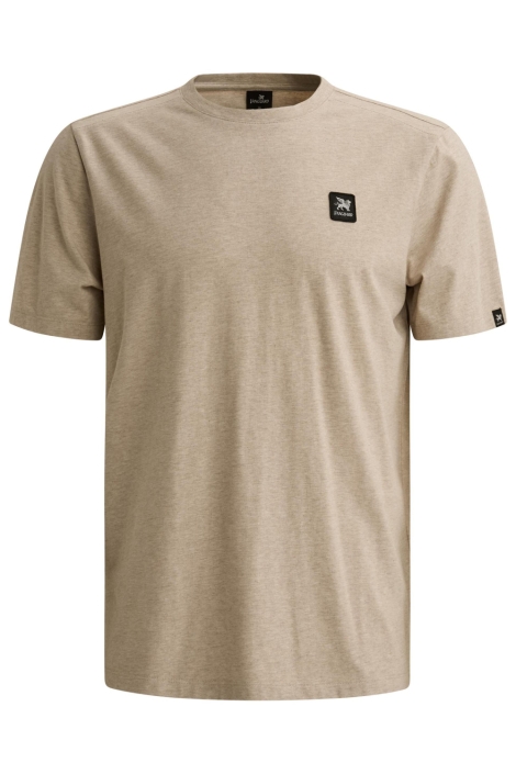 Vanguard beige heren t-shirt | Vooraanzicht