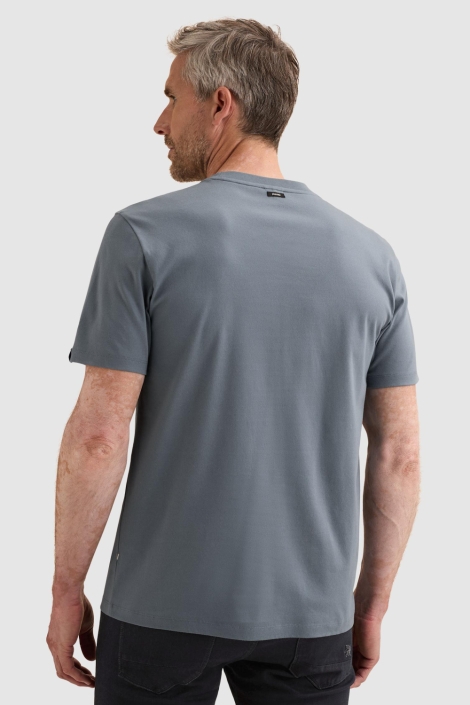 Vanguard blauwe heren t-shirt | Model achteraanzicht
