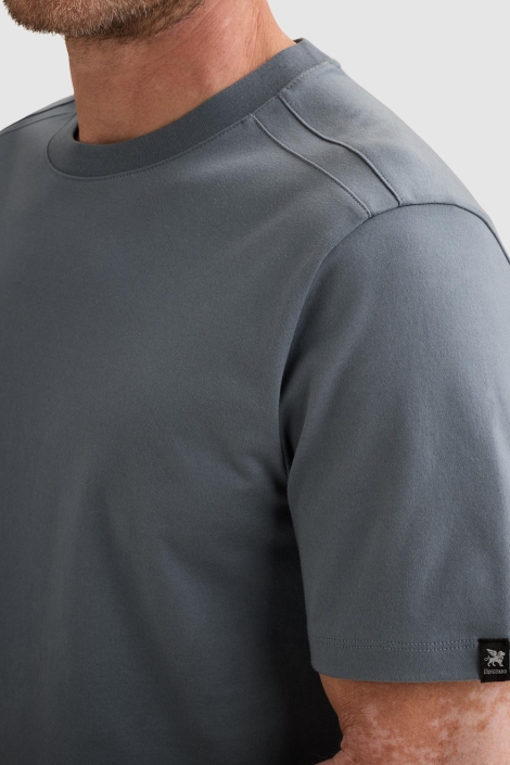 Vanguard blauwe heren t-shirt | Close up